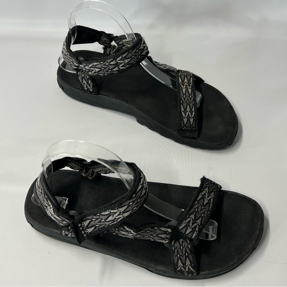 TEVA US 9 Black Mens Universal Terra Fi sport Hiking Outdoor Sandals Black Gray
